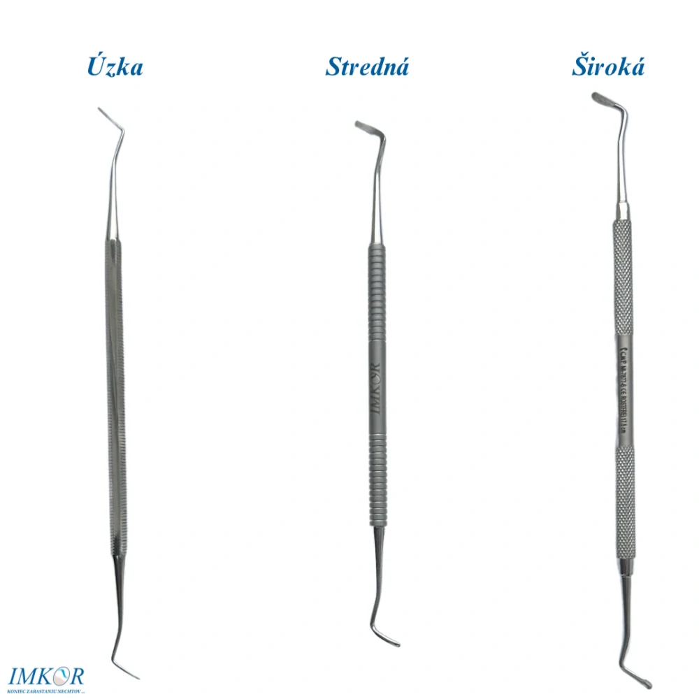Obojstranná sonda IMKOR - exkavátor 15,5 cm, so strednou šírkou "hokejky"