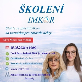 Školenie aplikácie IMKOR špôn 15.05.2026 v Nové Město nad Metují