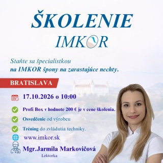 Školenie aplikácie IMKOR špôn 17.10.2026 v Bratislave